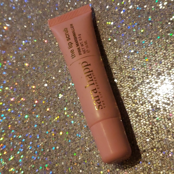💙PINK MARSHMALLOW Sara Happ DISCONTINUED The Lip Scrub NWOBOX - Picture 4 of 5